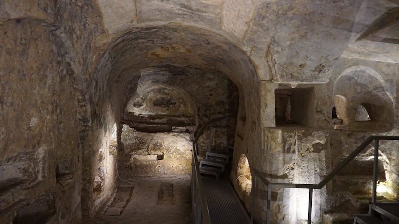Rabat şehrinde yer alan St.Paul Catacombs