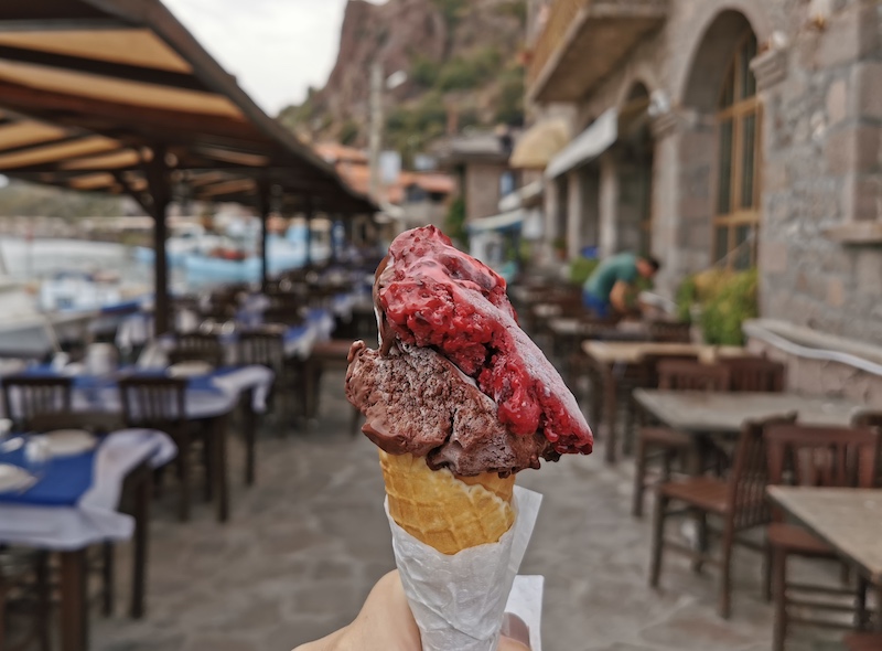 Assos'ta Ne Yenir - Dondurma